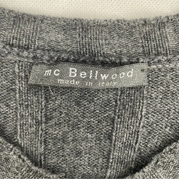 MC Bellwood Merino Wool/Cashmere/Angora Bkend Sweater Mens XL Made in Italy